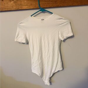 Aerie Smooth White Bodysuit